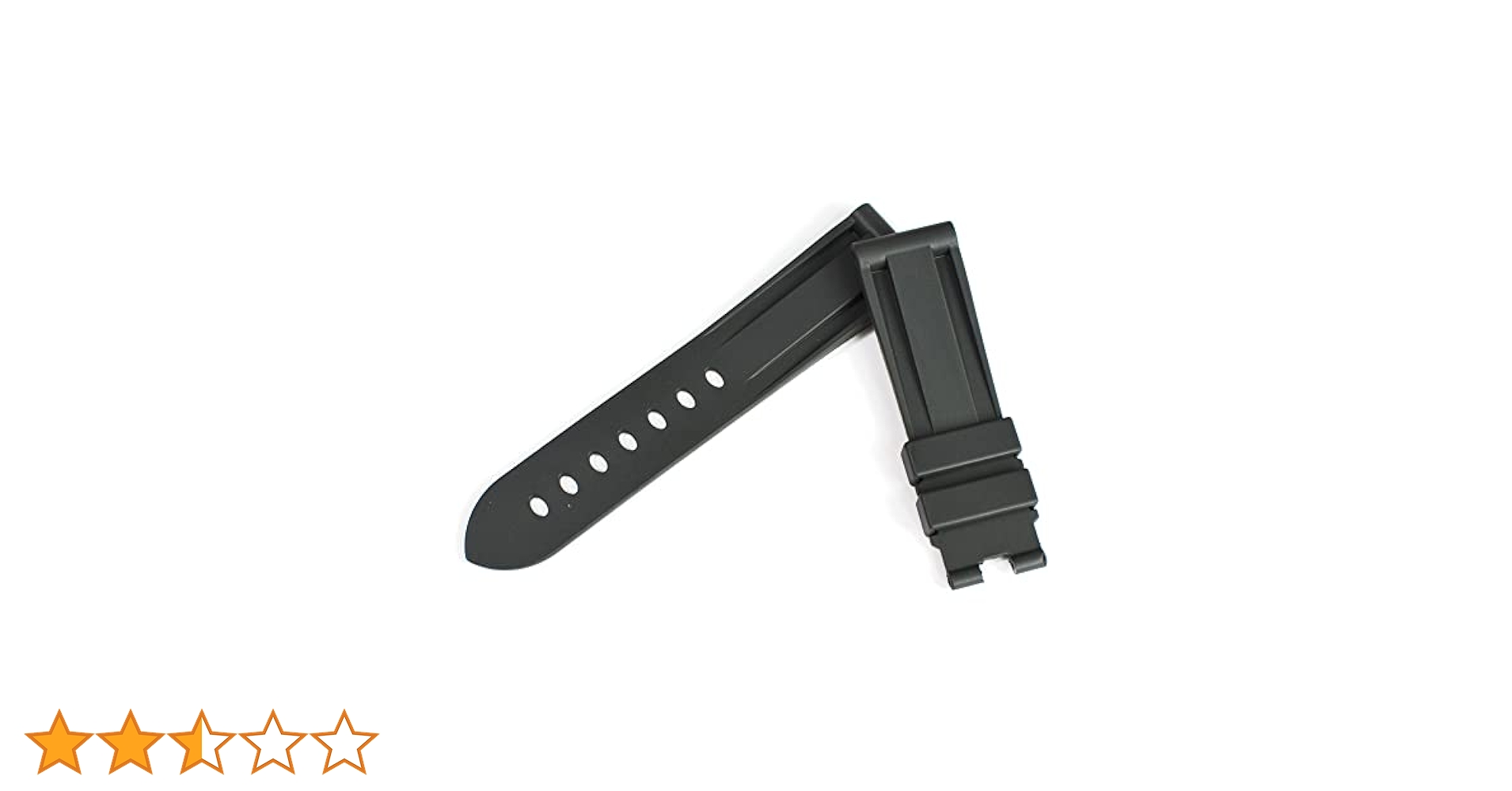 【ロゴ】パネライ用 互換ラバーベルト 24mm Ｄバックル付き ブラック Amazon.co.jp: [輸入王オリジナル] 時計パーツ パネライと互換性